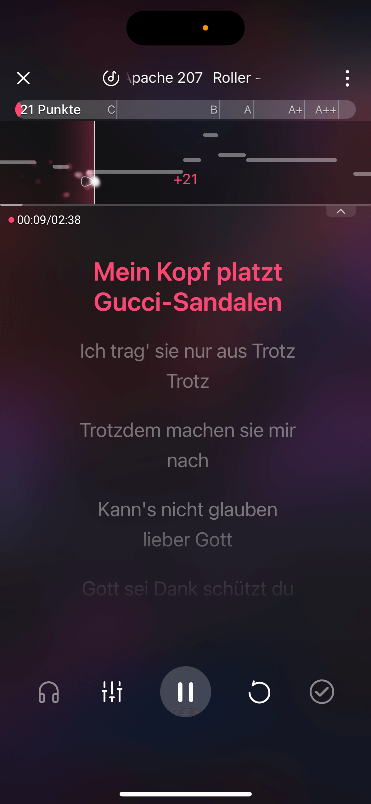 Karaoke-song-lyrics-de